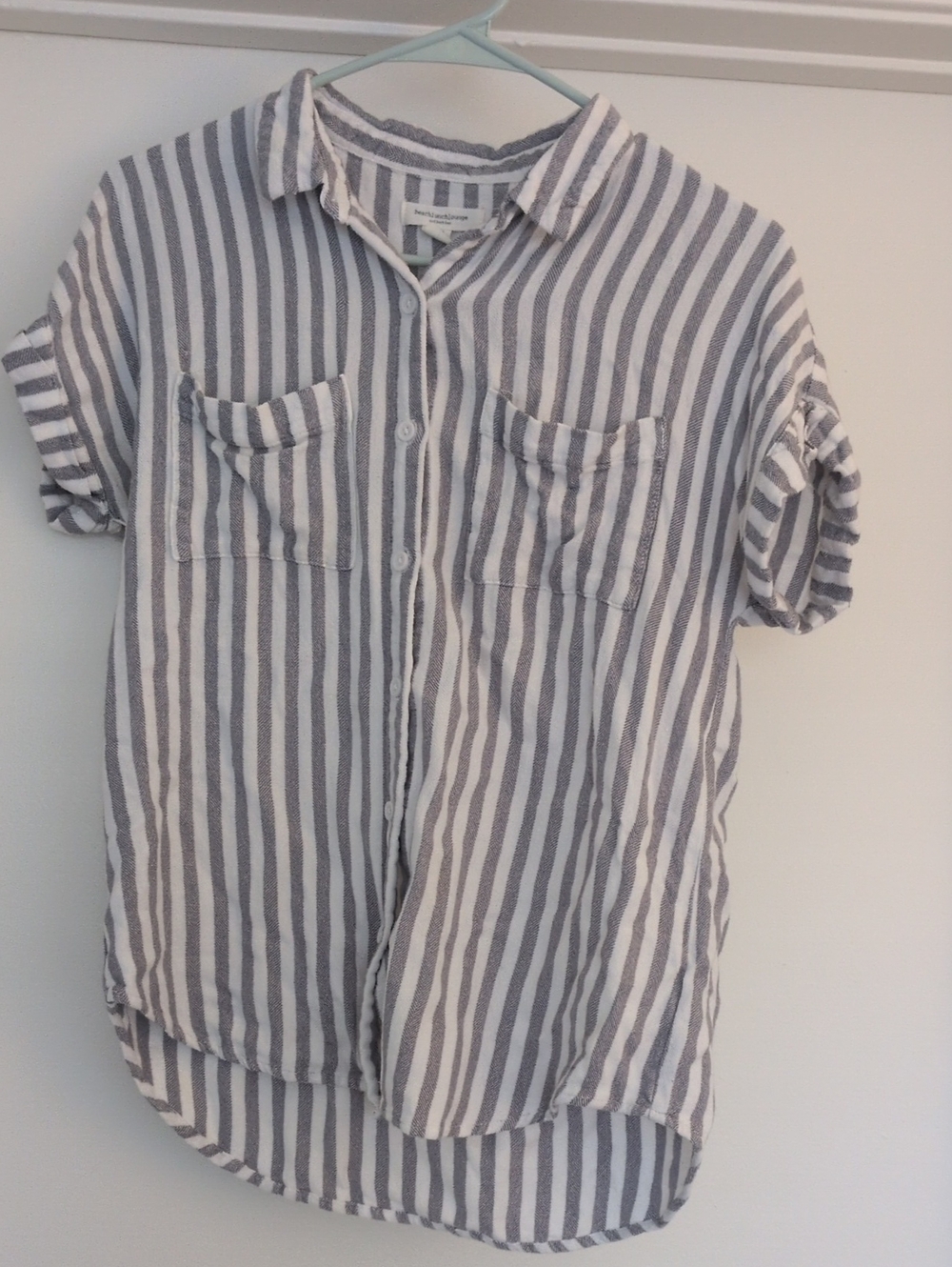 Striped Button Down Top
